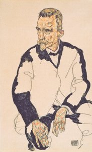 Portrait de Heinrich Benesch - Egon Schiele